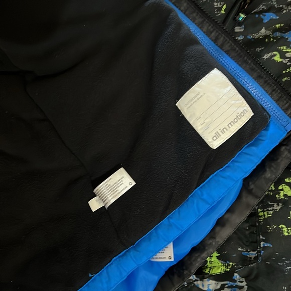 All in motion blue and black camoflange ski jacket & C9 champion ski pants large - Picture 5 of 12